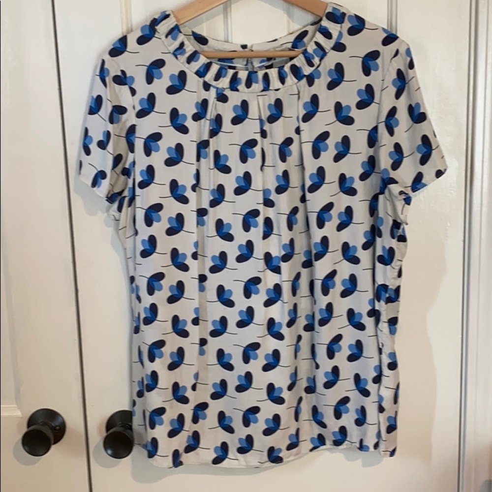 Boden silk blend shell size 16